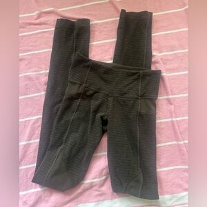 LULULEMON Equanimity Pique Ribbed Knit Leggings